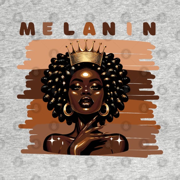 Shades Of Melanin Queen by Graceful Designs